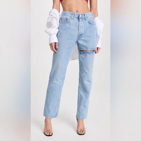🆕️ Agolde Lana Mid Rise Slice Jeans